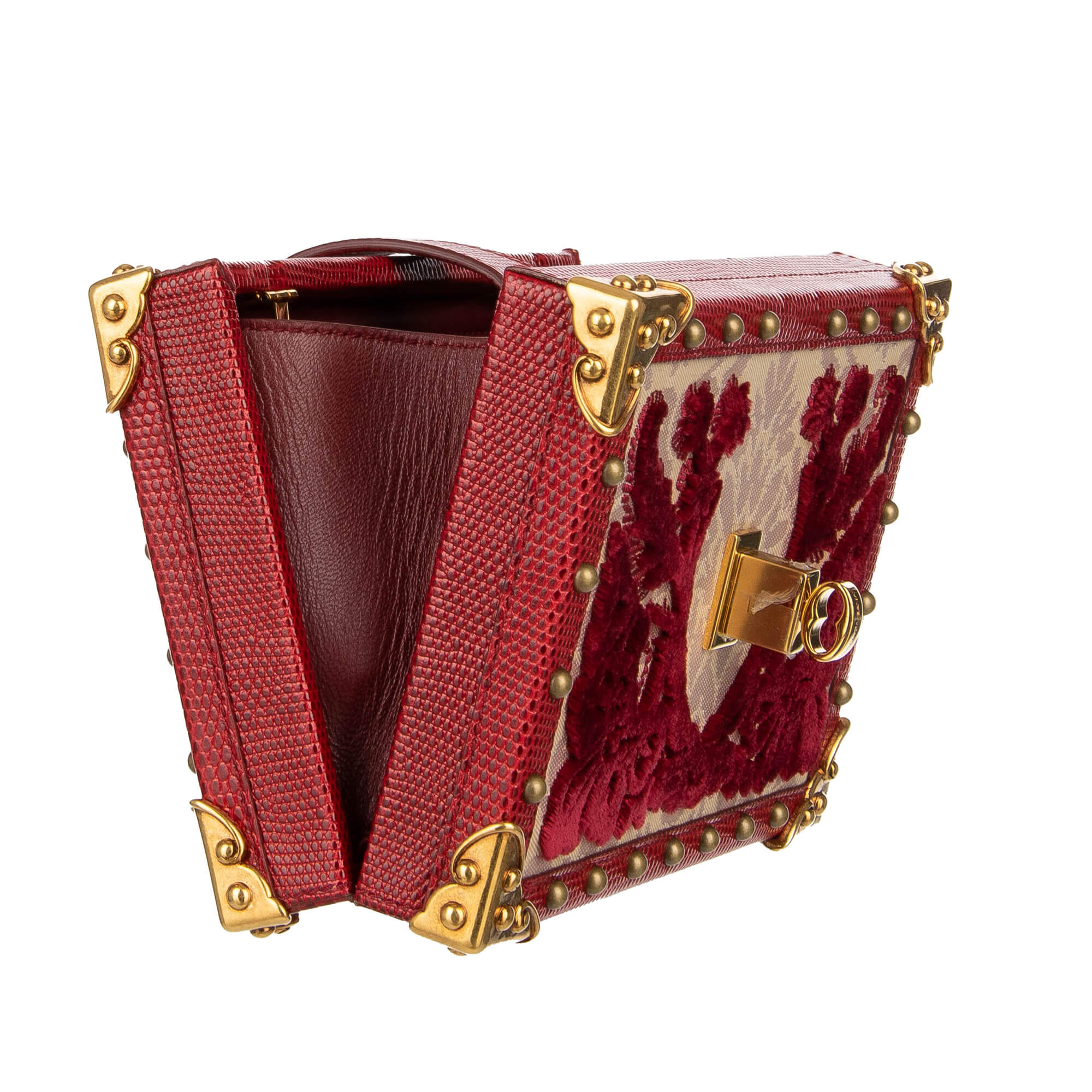 Velvet clutch bag Dolce & Gabbana Red in Velvet - 24951147