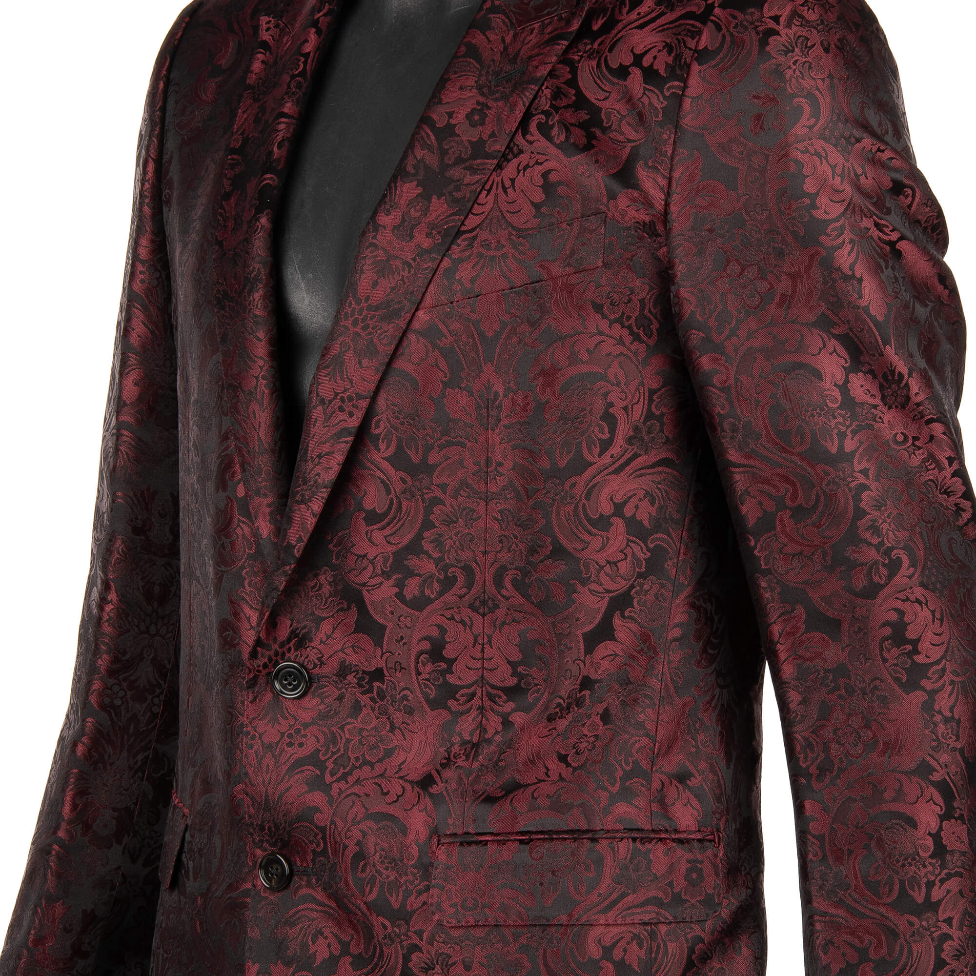 Dolce & Gabbana Men's Martini Tiger Jacquard Silk Shirt