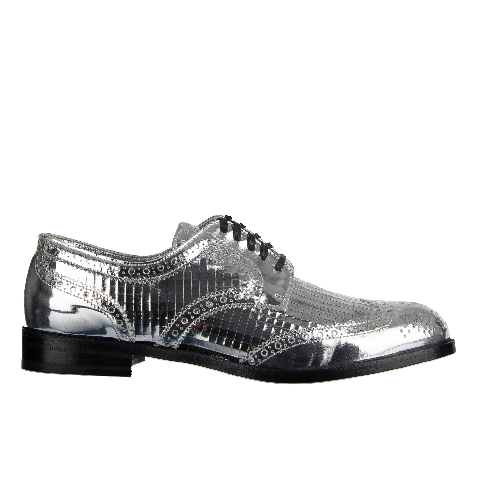 Dolce & Gabbana Brogues Shoes BOY DONNA Silver | FASHION ROOMS
