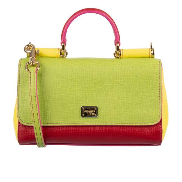 Dolce & Gabbana Miss Sicily Bag Phyton Mini Red ref.786825 - Joli