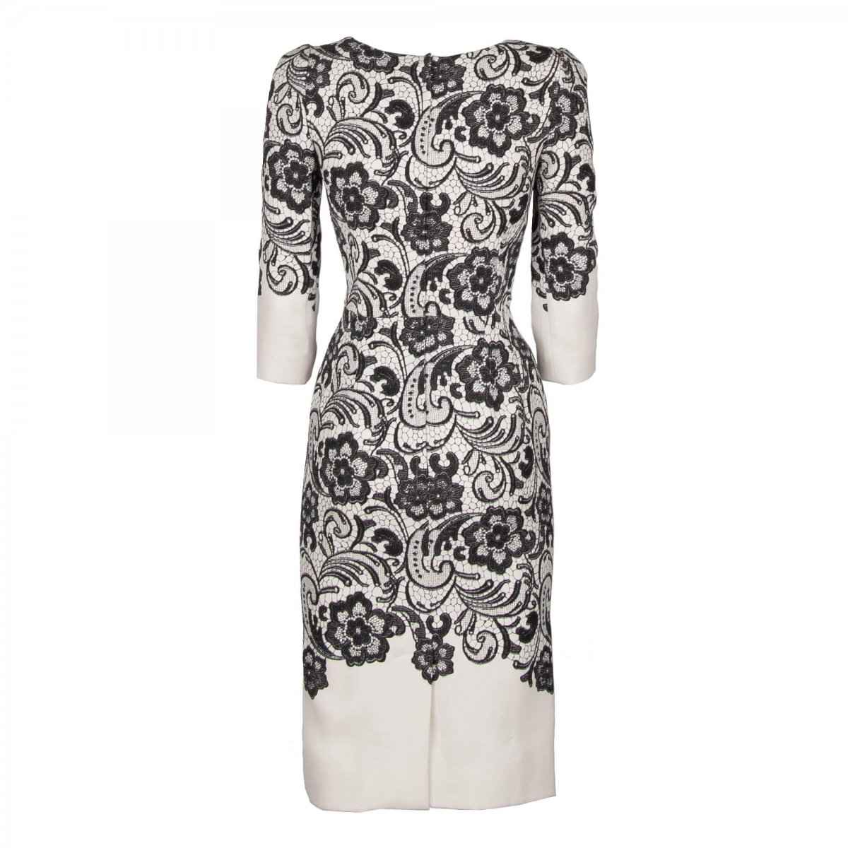 Dolce and fashion gabbana black and white dress