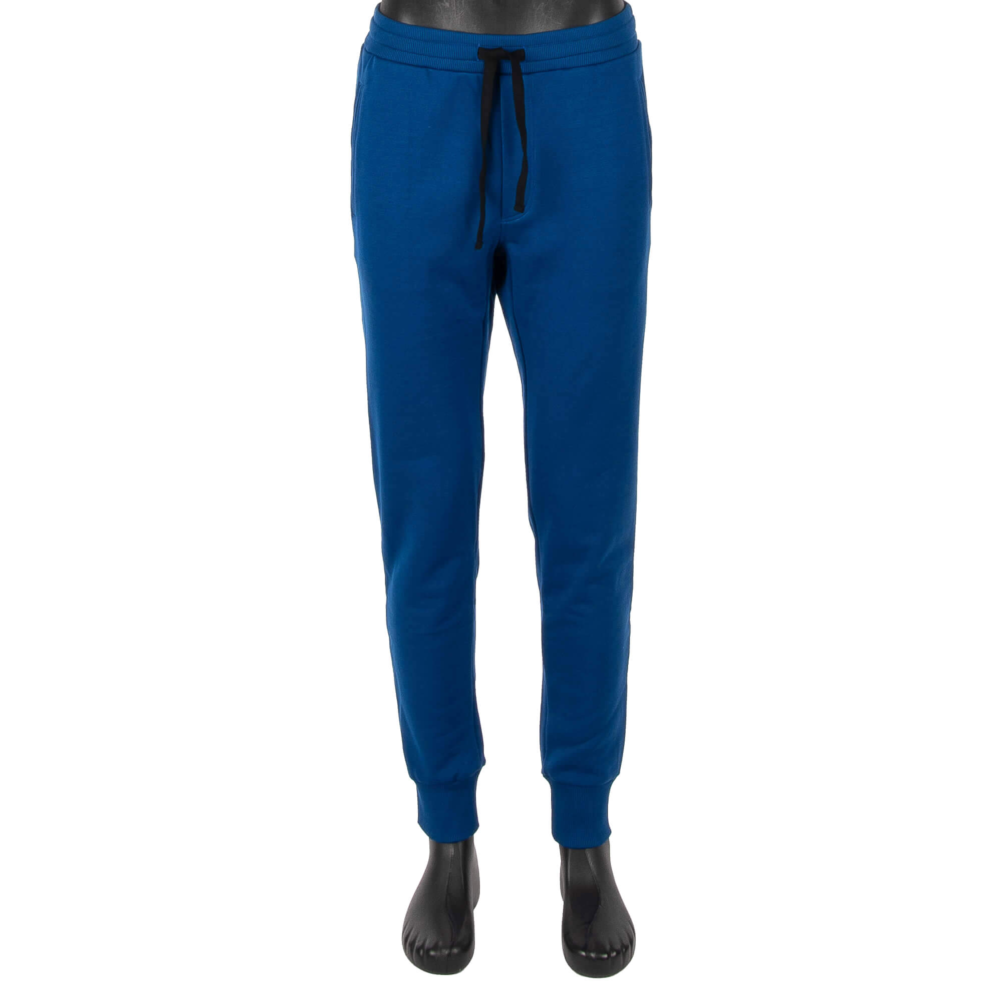 Dolce & Gabbana Cotton Jogging Pants with Printed DG Crown Logo Blue ...