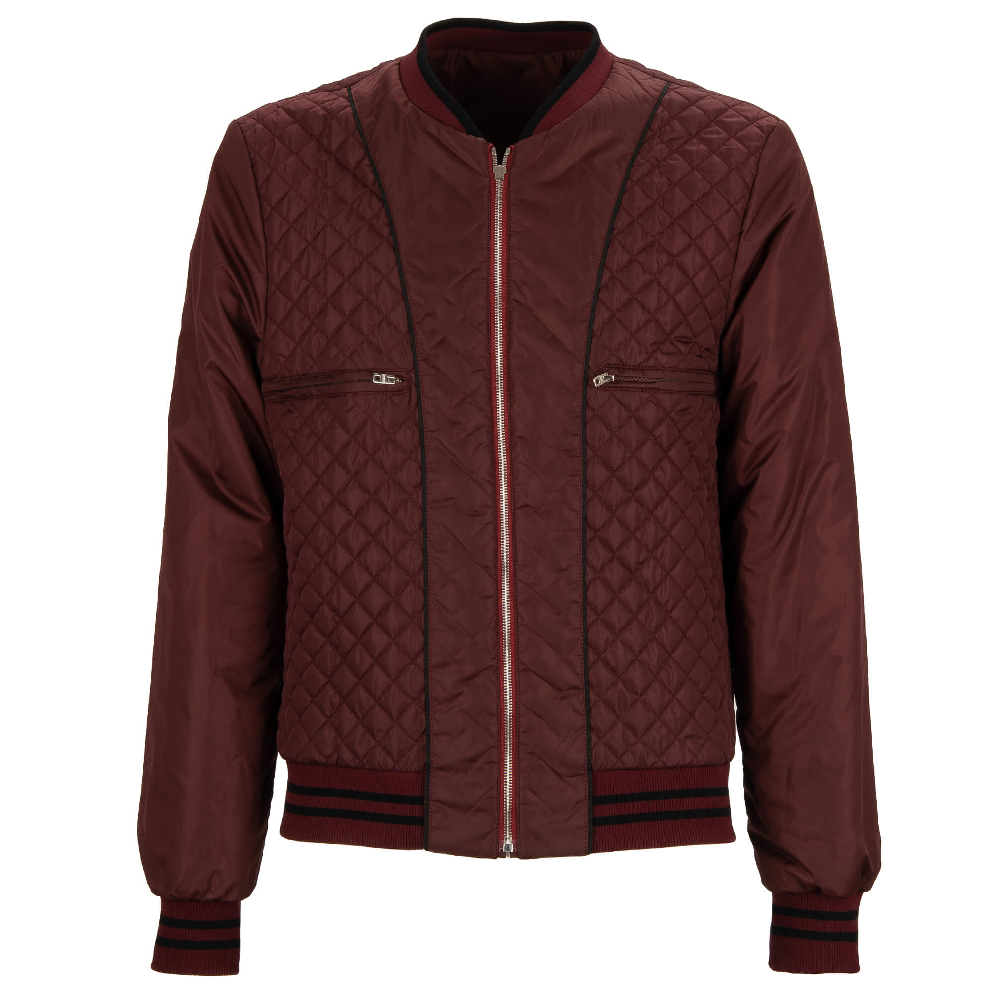 Dolce gabbana quilted bomber jacket best sale