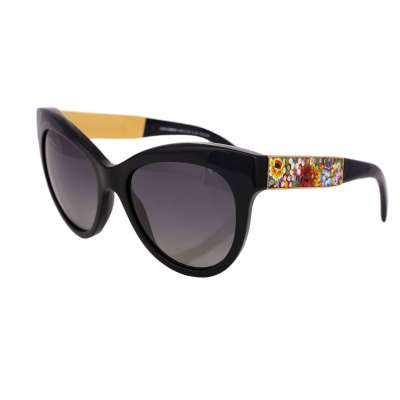 Artisian Mosaic Flower Sunglasses DG 4215 Black Gold