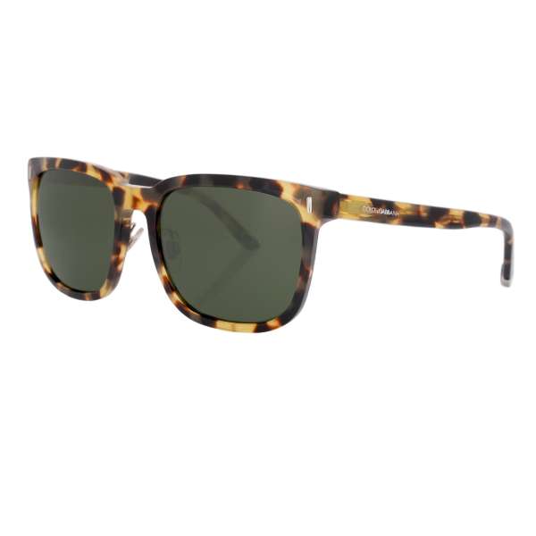 Sonnenbrille DG 4271 mit Tortoise Muster in Schwarz und Braun von DOLCE & GABBANA