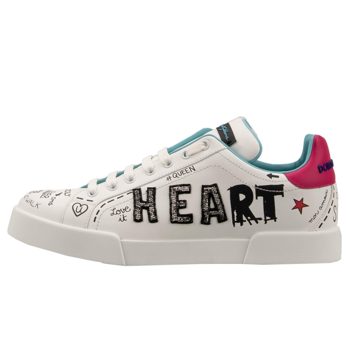 Dolce and gabbana graffiti sneakers best sale