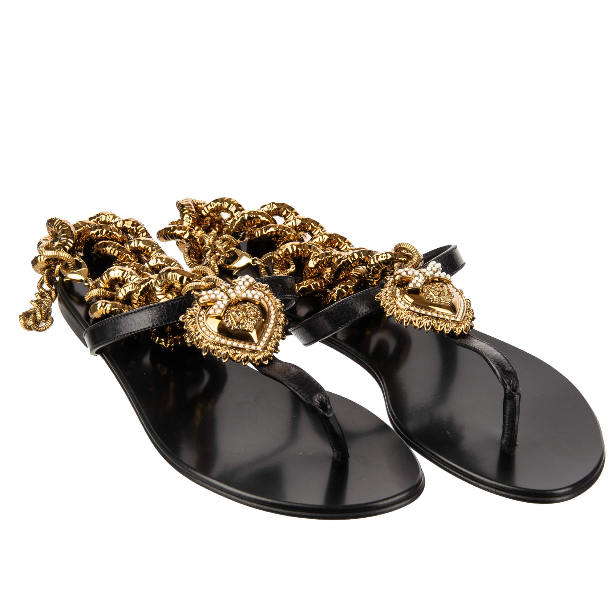 Devotion Pearl-Embellished Sandals