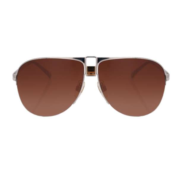 Pilot Style Metal Sunglasses DG 2176 in gold and pink DOLCE & GABBANA