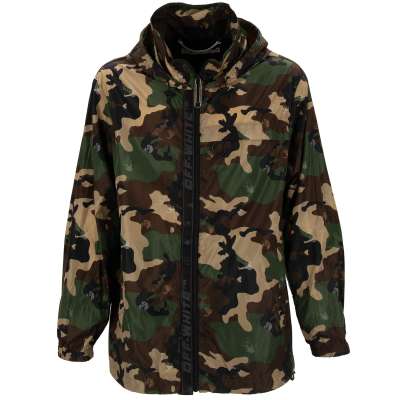 Virgil Abloh Camouflage Logo Windbreaker Jacket M