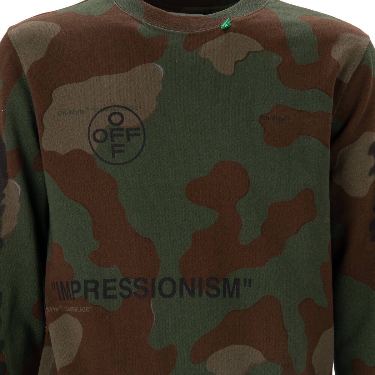 Off white camouflage pullover on sale