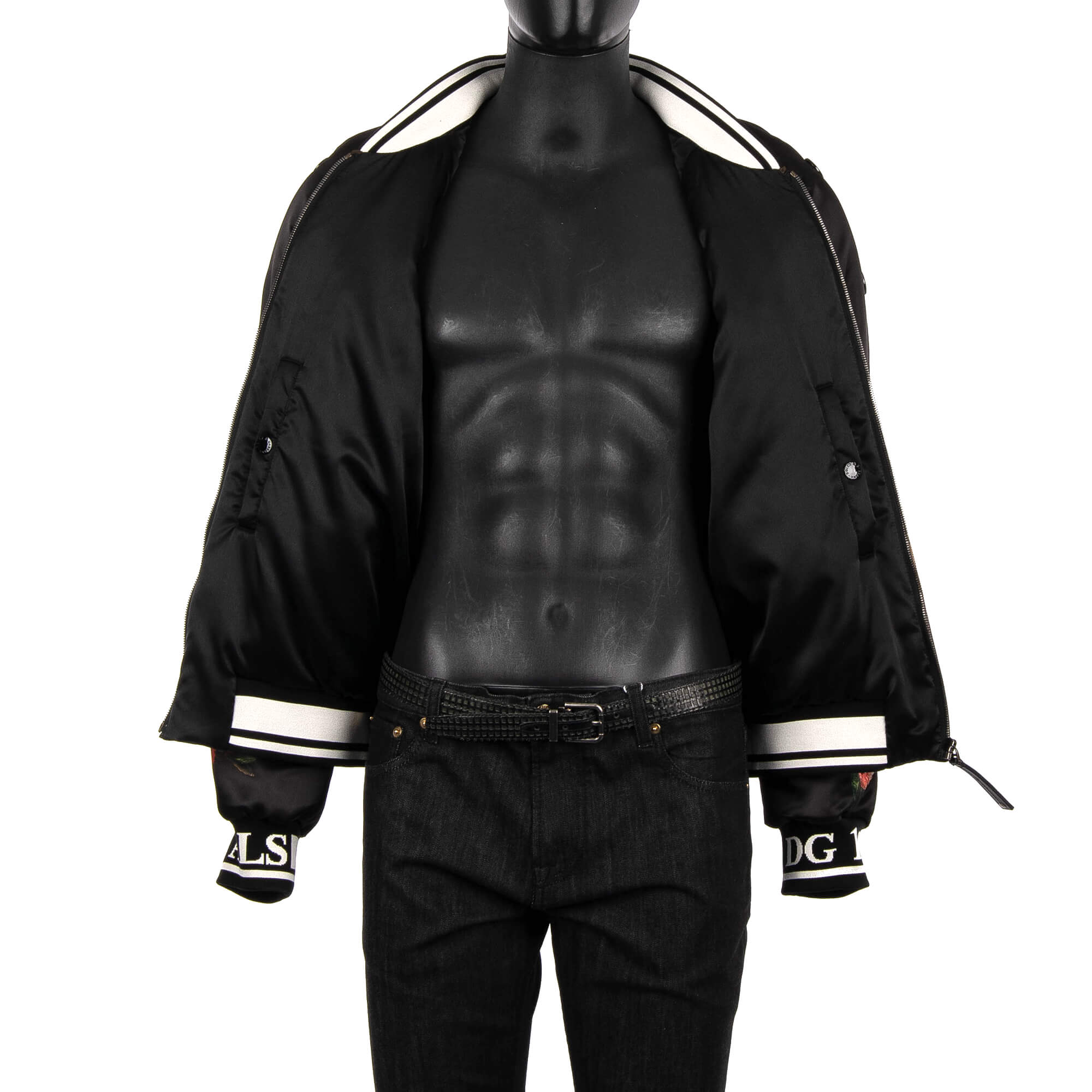 Men's Clothing  GenesinlifeShops - baroque-print hooded jacket