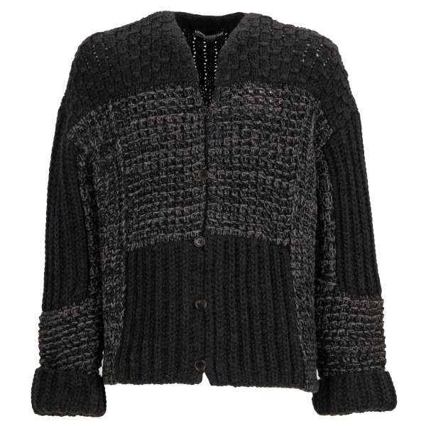 Knitted Virgin Wool Oversize Cardigan / Jacket by DOLCE & GABBANA