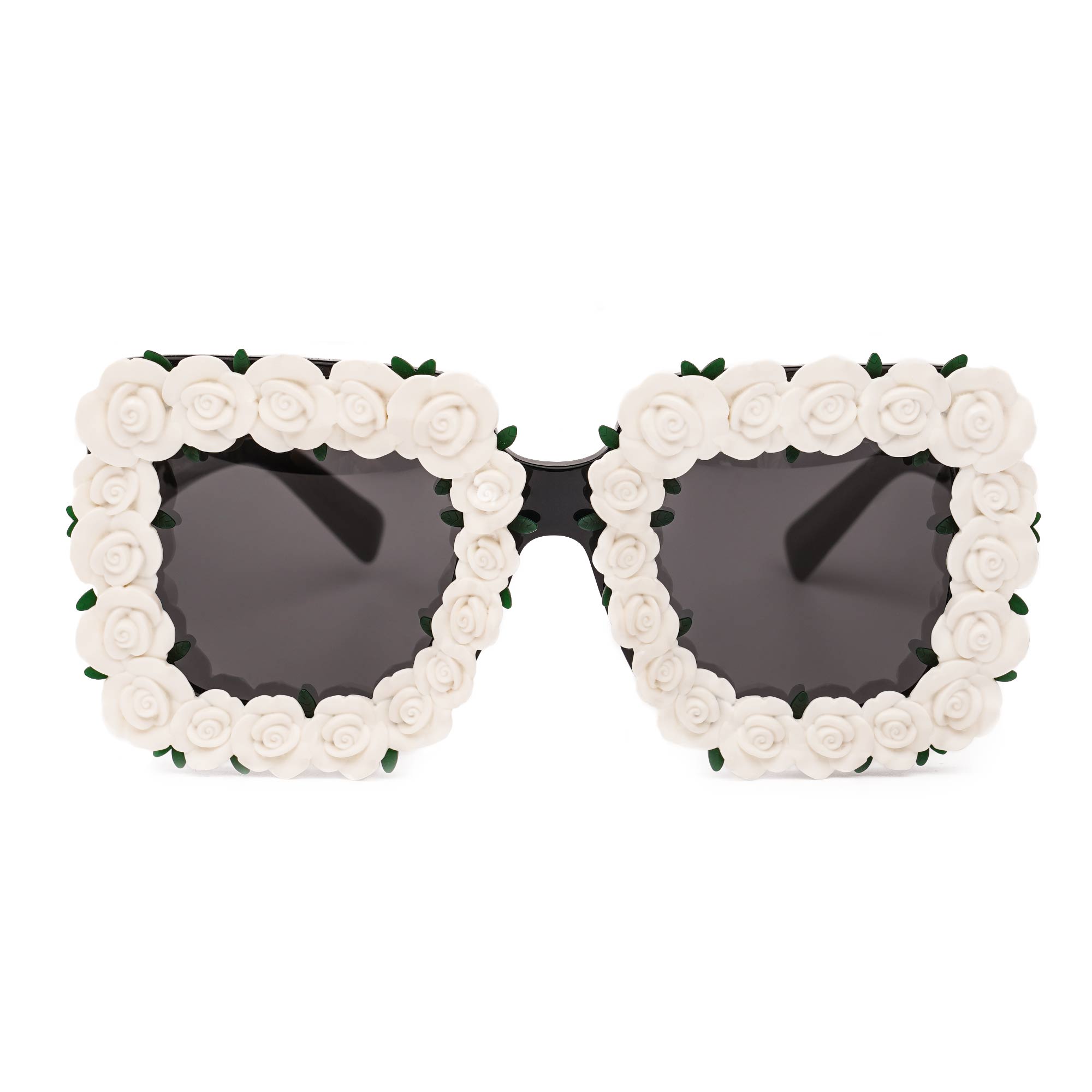 Special Edition White Rose Sunglasses DG4253 Black