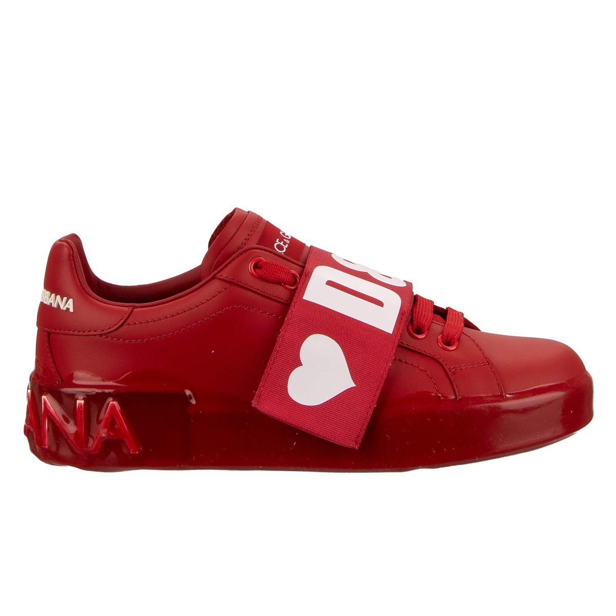 Dolce gabbana sneakers red on sale