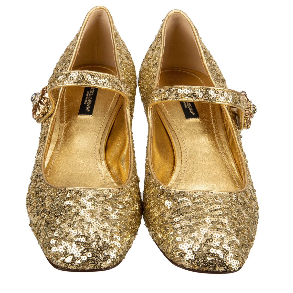 Gold sequin pumps best sale